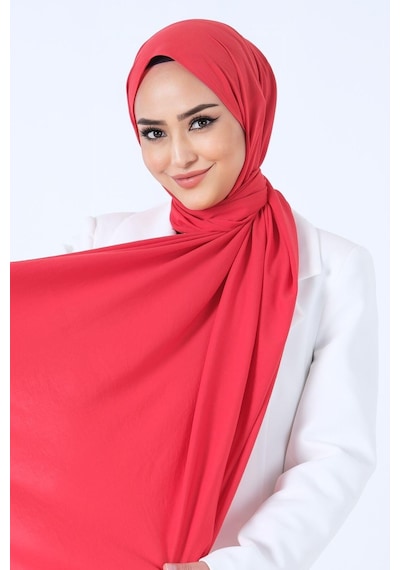 Harem Scarf Asya Şal - Kırmızı - Kırmızı