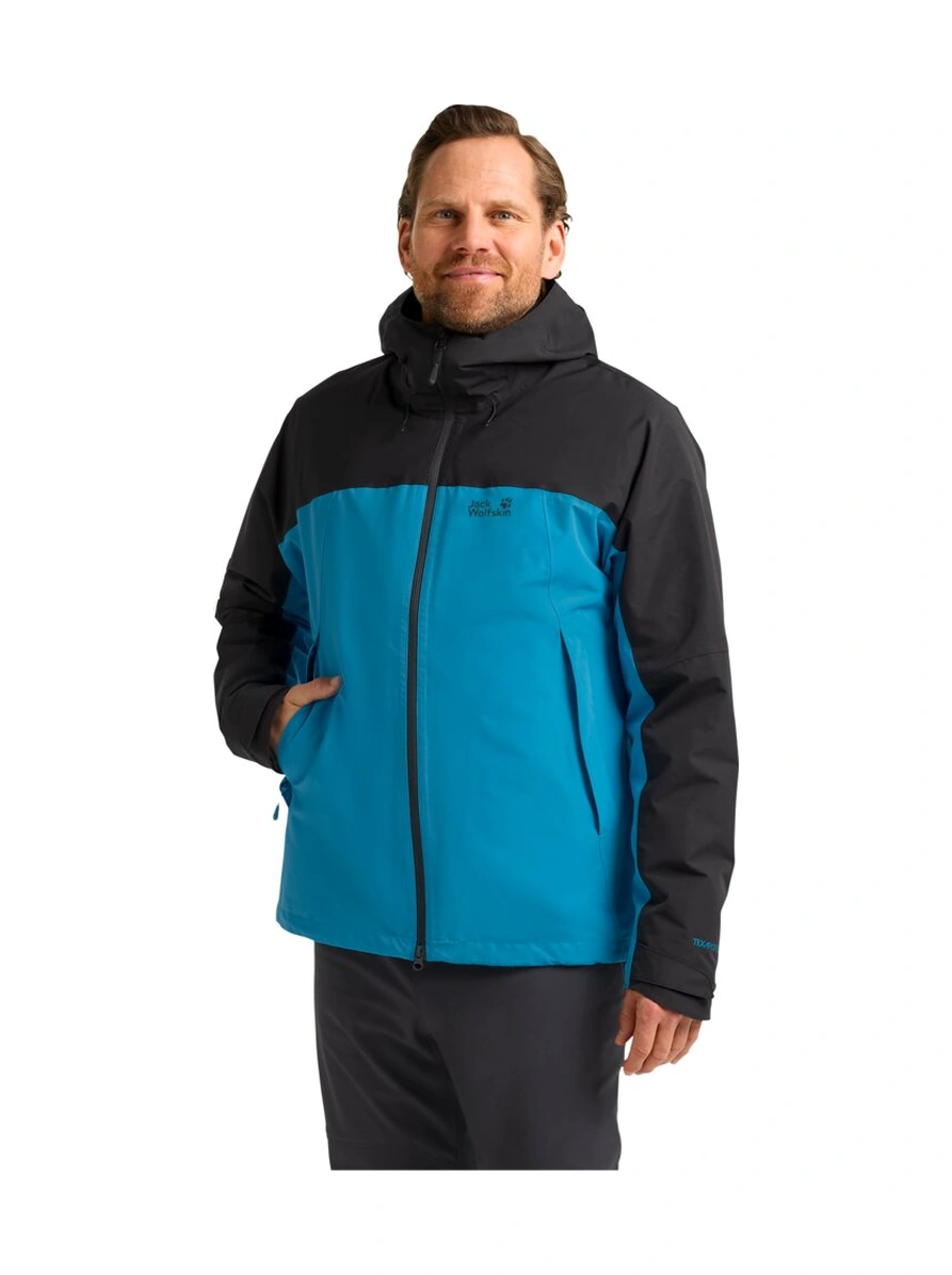 Jack Wolfskin Wıld Places 3ın1 Jkt M Mont A65257-8026 Mavi