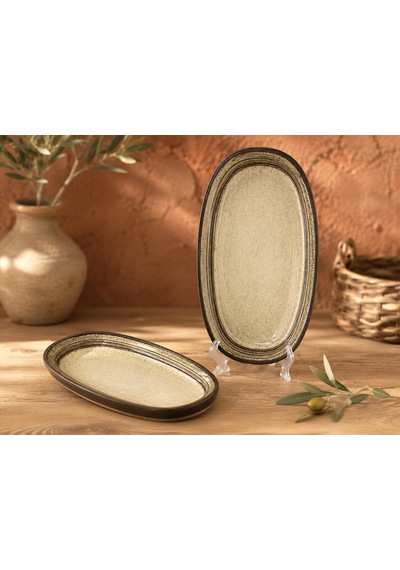6'lı Cortado Spiral Gourmet Oval Plate 15 8.5 Cm 95 Cc Kahvaltı/meze/sos Çok renkli