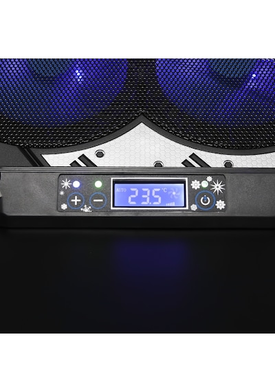 Rush RC828 Ironice Çift Fanlı Led Aydınlatmalı Laptop Notebook Soğutucu