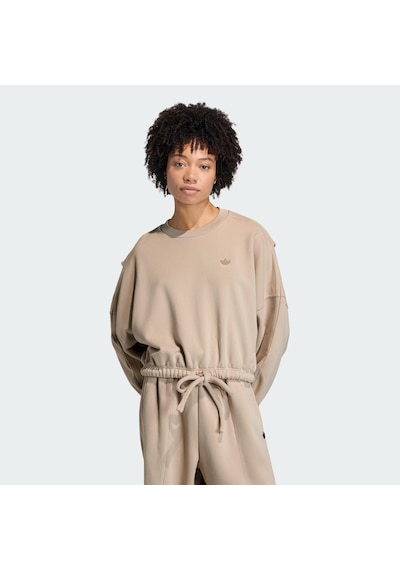 Adidas Oversized Crewneck Kadın Sweatshirt C-adıkc8866b30a00 Bej