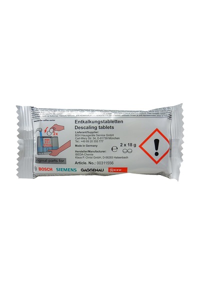 Siemens Bsh Için Entkalkungstabletten Cihazlar Der Bsh-grubu: B