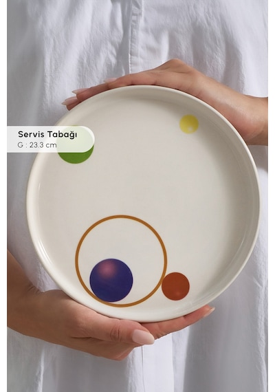 Karaca Color Pop 10 Parça 4 Kişilik Kahvaltı Takımı Çok Renkli