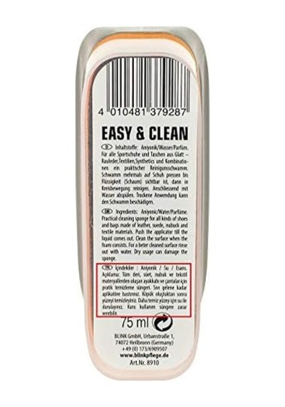 Blink Woly Easy & Clean Sünger Renksiz Bakım Malzemeleri