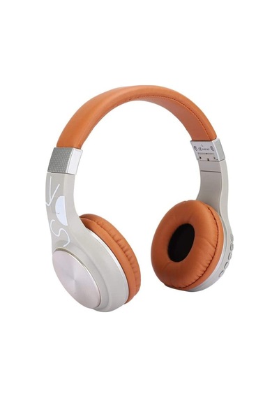Sy-bt1607 Bluetooth 5.3 Kulaküstü Katlanabilir Mikrofonlu Kulaklık Kablosuz Sd Kart Girişi Aux Beyaz