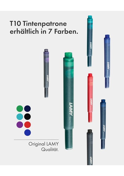 Lamy T10y Dolmakalem Kartuşu 2 Paketi Çok Renkli