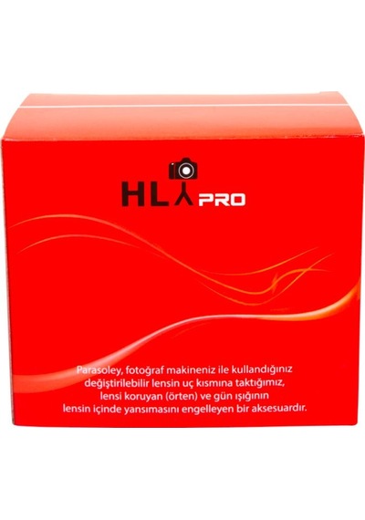 Hlypro Canon 50 MM f/1.8 II Lens için ES-62 Lens Hood Parasoley