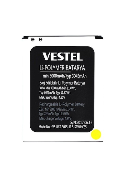 Vestel Uyumlu Venüs V3 5580 A Kalite Pil Batarya Sku138469