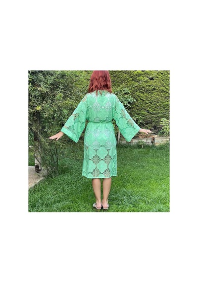 Lila Mare Nakışlı Handmade Beachwear Yazlık Kimono Standart Bedenlere 36-44 Arası Uygundur Renkli Renkli Lila Mare Nakışlı Handmade Beachwear Yazlık Kimono Standart Bedenlere 36-44 Arası Uygundur Renkli Renkli