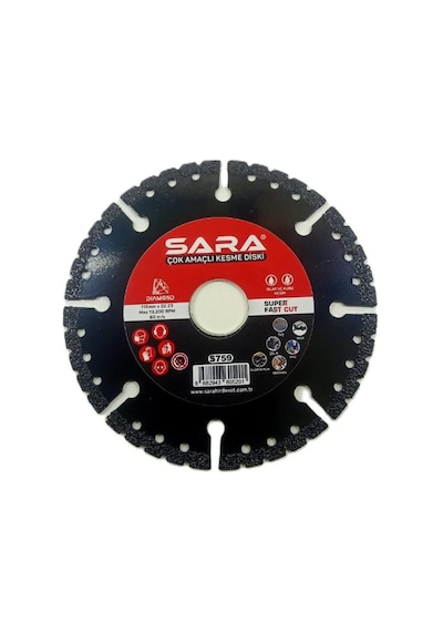Sara S759 Çok Amaçlı Kesme Diski 115mm