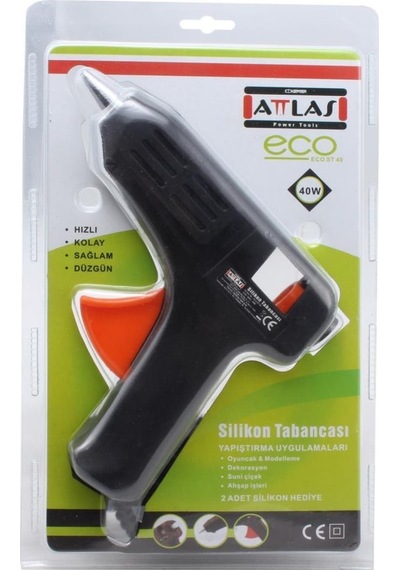 Attlas Eco St 40 Sıcak 40 W Mum Silikon Tabancası