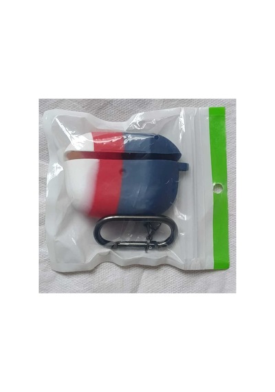 Apple Airpods Pro İle Uyumlu, Kırmızı, Beyaz Ve Mavi Renkli, Darbeye Dayanıklı Silikon Bir Koruyucu Kılıftır. Çok Renkli Apple Airpods Pro İle Uyumlu, Kırmızı, Beyaz Ve Mavi Renkli, Darbeye Dayanıklı Silikon Bir Koruyucu Kılıftır. Çok Renkli