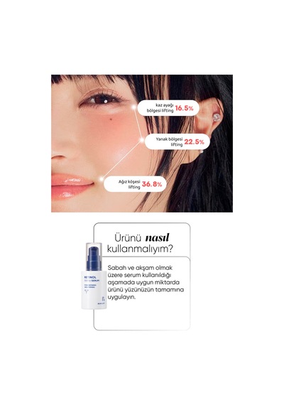 Retinol Ve Bakuchiol İçeren Kırışıklık Ve Leke Serumu Retinol Shot 500 Iu Serum