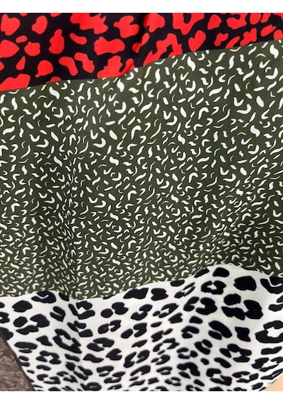 Tarzını Seç Leopar Esintisi / Cupra Saten Aksesuar Şal Atkı Estascraf 180x70cm