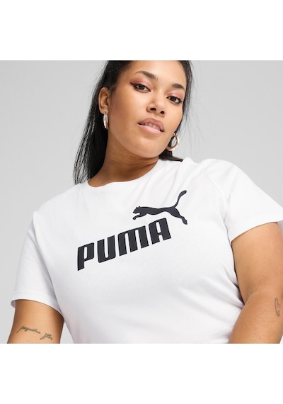 Puma Kadın Ess No. 1 Logo Tee Spor T-shirt - 68237002 Beyaz