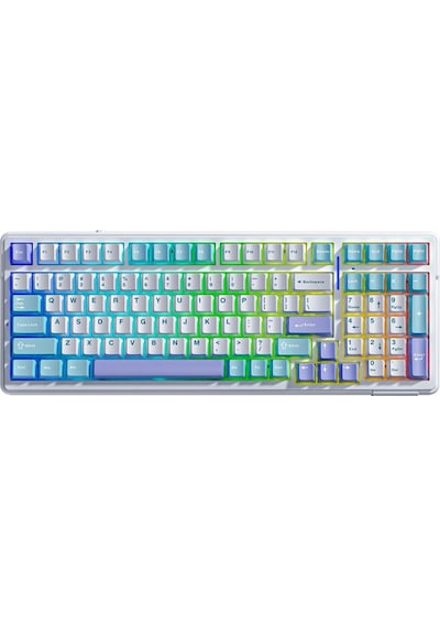 Aula F99 3 Modlu RGB Hot Swap Linear Graywood V3 Switch Mekanik Kablosuz Klavye