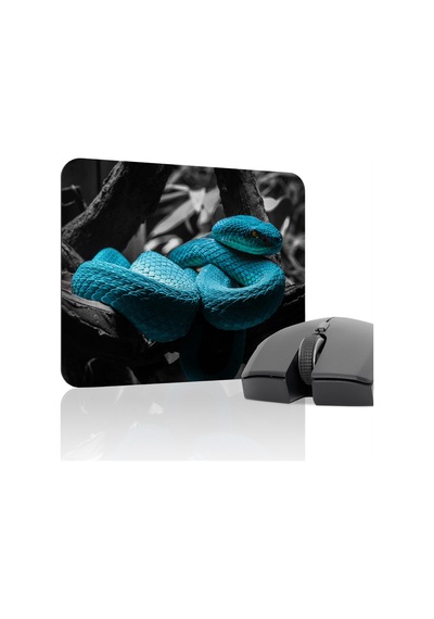 Yılan Kaymaz Dikişli Kauçuk Oyuncu Mousepad V1 - 22x18 Gaming Mouse Pad Fare Altlığı