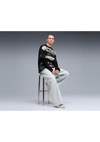 Puma Bmw Mms Lifestyle Tee Erkek Günlük Tişört 63480601 Siyah Siyah