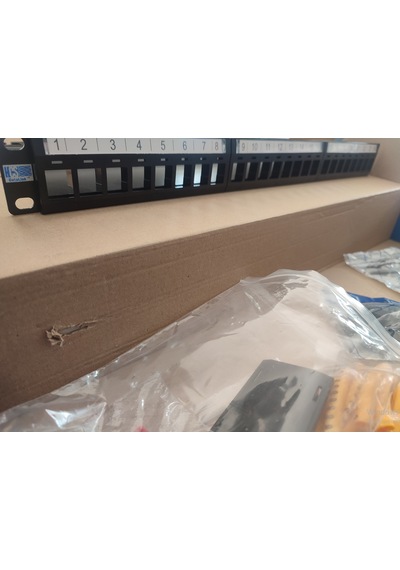 Hcs 24 Port Keystone Jack Ftp Boş 19" Panel Cat6