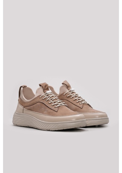 Fast Step Hakiki Deri Erkek Casual Ayakkabı 166ma1003 Kum