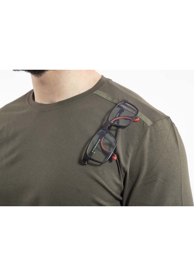 Outdoor T-shirt Basic Pamuklu Erkek Basetı04 Haki