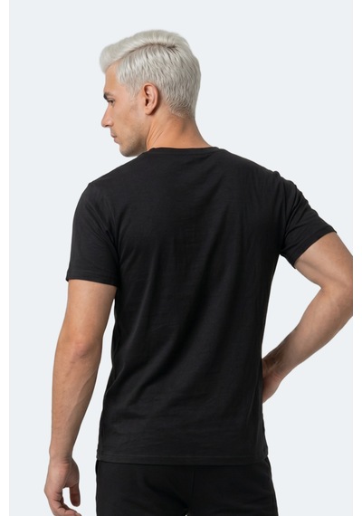 Slazenger Rosalva T Erkek Pamuklu Siyah Tişört