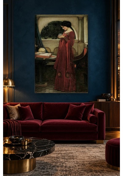 Fida Waterhouse Kristal Küre Canvas Tablo