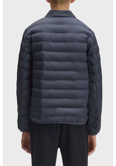 Fred Perry J1301 Collared Insulated Erkek Mont Mavi