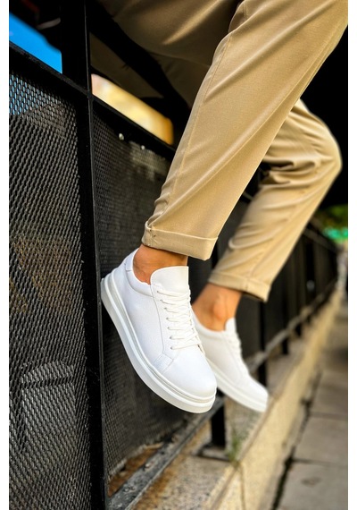 Chekich Ch979 - Santoni Crt Spor Erkek Ayakkabı Beyaz