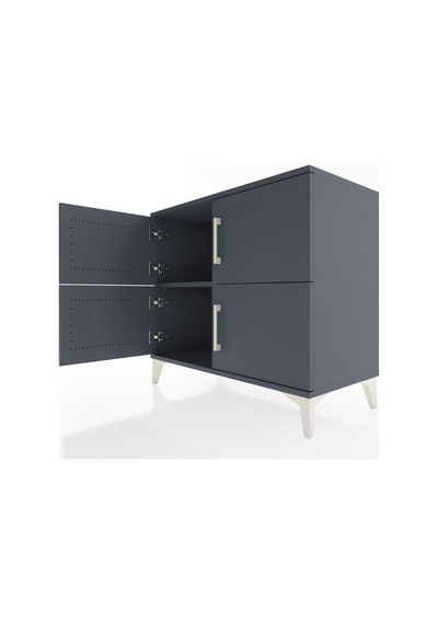 Hyperion Şifonyer Tek Raflı 4 Kapaklı 88x44x80 Antrasit-antrasit Antrasit Hyperion Şifonyer Tek Raflı 4 Kapaklı 88x44x80 Antrasit-antrasit Antrasit