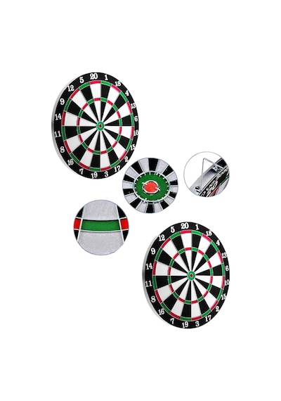 Şık Tasarımlı Dart Tahtası 12 İnç Dayanıklı Ahşap Gövde