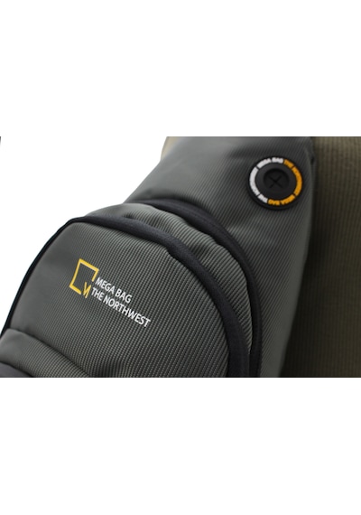M 1006 Mega Bag Unisex Göğüs Çapraz Çanta, Body Bag Gri