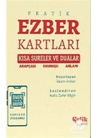 Ezber Kartları - Kısa Sureler ve Dualar - 44 Kart- Çelik Yayınevi