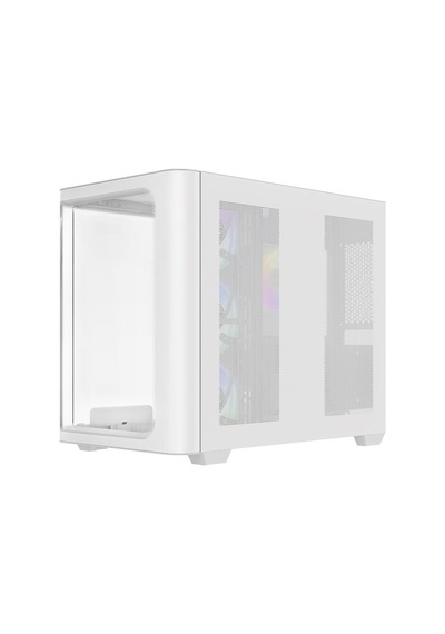 Iota C70 White Curve Argb Digital Tempered Glass Usb 3.0 Atx Mid Tower Kasa
