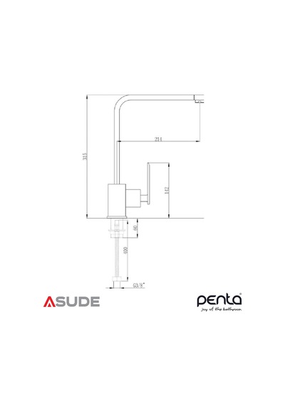 Penta 5355mb Capella Mat Bronz Evye Bataryası