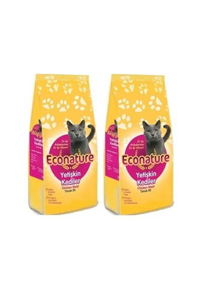 Econature Tavuklu Yetişkin Kedi Maması 2 x 1 KG