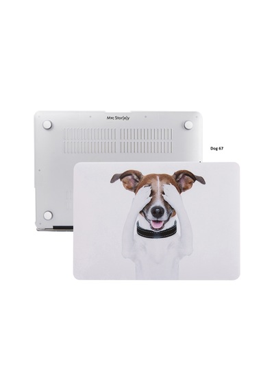 Apple Uyumlu MacBook Pro Kılıf Hardcase Touch Bar A1707 A1990 Dog01Nl R-16