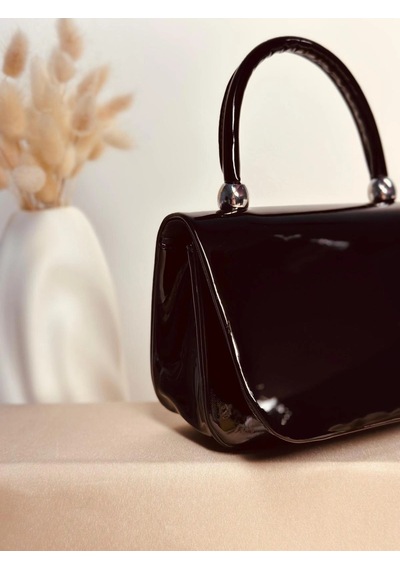 Elora Atelier Elora Gloss Siyah Çanta Çok Renkli
