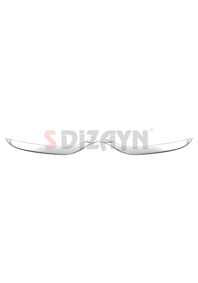 S-Dizayn Renault Clio 4  HB Krom Far Alt Çıtası 2012-2016