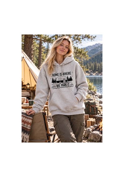 North Whiskers Karavan Ve Kamp Temalı Unisex Hoodie Home Is Where We Park It Baskılı Sweatshirt Gri - 931370481 Gri - 931370481 Gri North Whiskers Karavan Ve Kamp Temalı Unisex Hoodie Home Is Where We Park It Baskılı Sweatshirt Gri - 931370481 Gri - 931370481 Gri