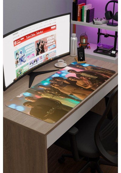 Elite V1 90x40 Xxl Gaming Kauçuk Kaymaz Taban Mouse Pad Fare Altlığı