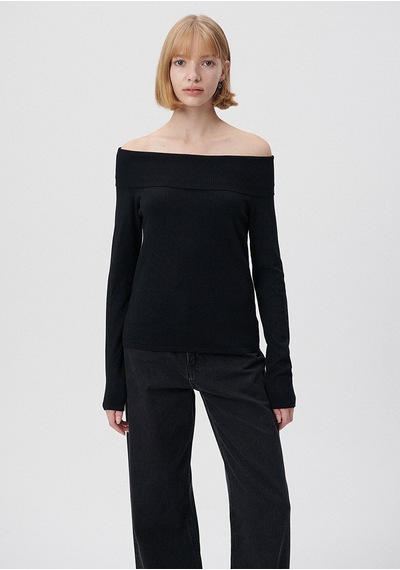 Mavi - Siyah Kazak 1710391-900 Siyah