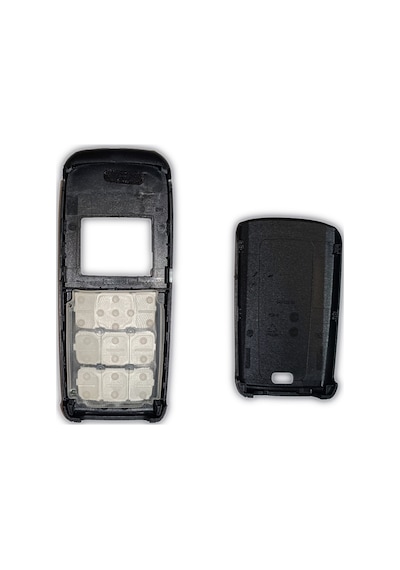 Nokia 1600 Kapak Nokia 1600 Uyumlu Siyah Kapak Ön Kapak Arka Kap
