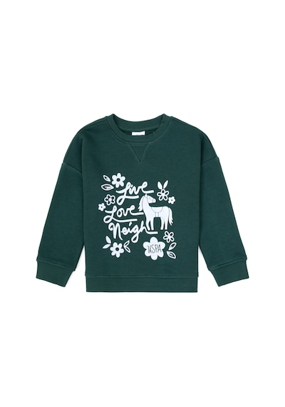 U.s. Polo Assn. Kız Çocuk Koyu Yeşil Sweatshirt 50317922-vr079 Koyu Yesıl