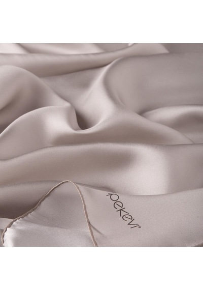 İpekevi Düz Twill İpek Eşarp - Gümüş Gümüş