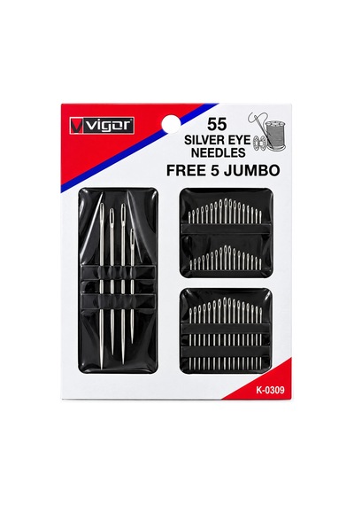 Yorgan İğne 55pcs Free 5 Jumbo İğne Seti 5 Yorgan + 50 Dikiş İğnesi Seti 5468