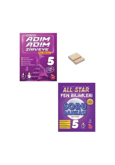 5. Sınıf Adım Adım Zirveye Ve All Star Fen Bilimleri Soru Bankası