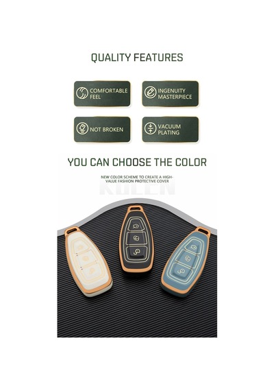 Gma Keys Ford Focus Fiesta Kuga Mondeo Grand Galaxy C-max B-max S-max Rs Uyumlu Oto Anahtar Kılıfı