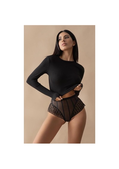 Sistina Kadın Çizgili Külot Veronica-k1008-1 Açık Beyaz