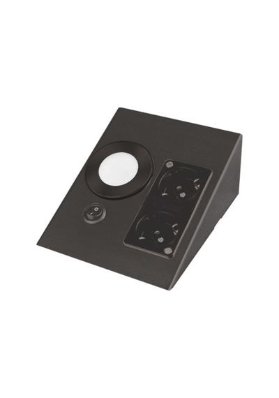 Cata Ct 5110 Siyah Kasa 5w Çift Prizli Tezgah Aydınlatma Gün Işığı 3200k